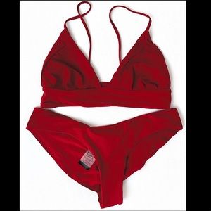 Red Swimsuit Boys + Arrows